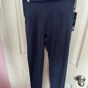 High-Waisted Navy Leggings